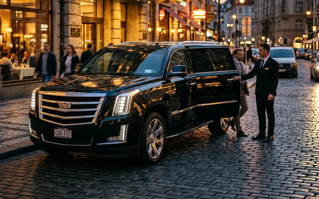 Luxury black SUV chauffeur Tampa Bay